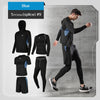 5 Pcs/Set Fitness Compression Sports Suit Clothes Running