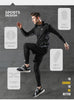 5 Pcs/Set Fitness Compression Sports Suit Clothes Running