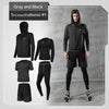5 Pcs/Set Fitness Compression Sports Suit Clothes Running