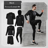 5 Pcs/Set Fitness Compression Sports Suit Clothes Running