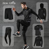 5 Pcs/Set Fitness Compression Sports Suit Clothes Running